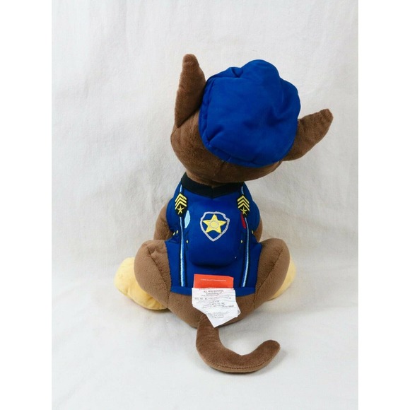 Nickelodeon Paw Patrol Chase Plush Animal Dog Bank 2015 TV Character - Picture 3 of 6